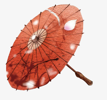雨伞画伞中国风素材漂浮古风素材
