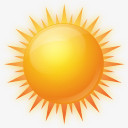 太阳阳光明媚的天气iconsland-weather