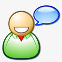 聊天论坛快乐谈用户语言评论说话有趣的微笑乐趣情感表情符号帐户简介人人类Nuvola