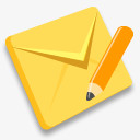 电子邮件编辑写写作邮件消息信信封简单的系统