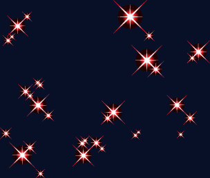 红色炫酷光束星星