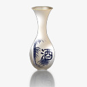 中国风素描中国风剪影 酒瓶