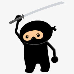 忍者杀手刀黑色的ninja Icons图片免费下载 Png素材 编号zq9i45qnx 图精灵
