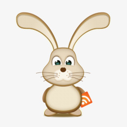 复活节兔子RSS图标