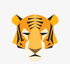 老虎动物装饰插画