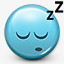 表情符号睡觉睡打鼾声图标