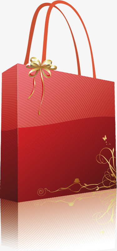 矢量红色礼物礼品袋图片免费下载_png素材_编号vn2igqm9d_图精灵
