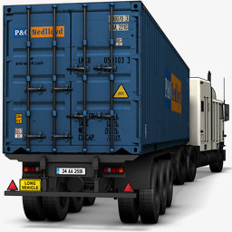 蓝色的卡车Container-icon