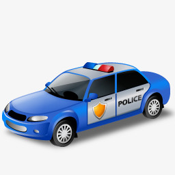 警察车蓝色的transport-icon