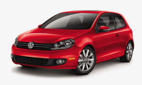 红色Volkswagen座驾