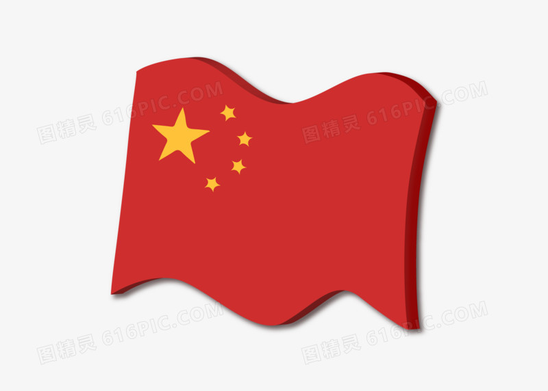 国旗两会元素海报卡通元素