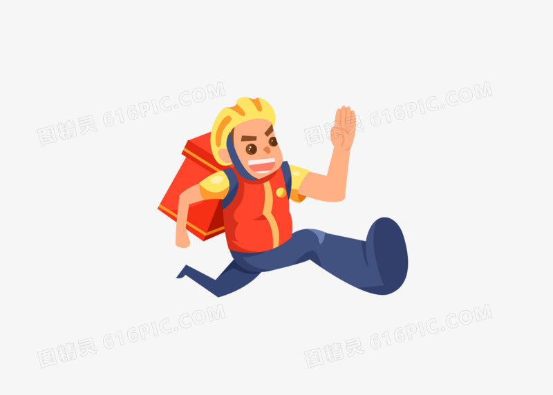 奔跑送外卖元素