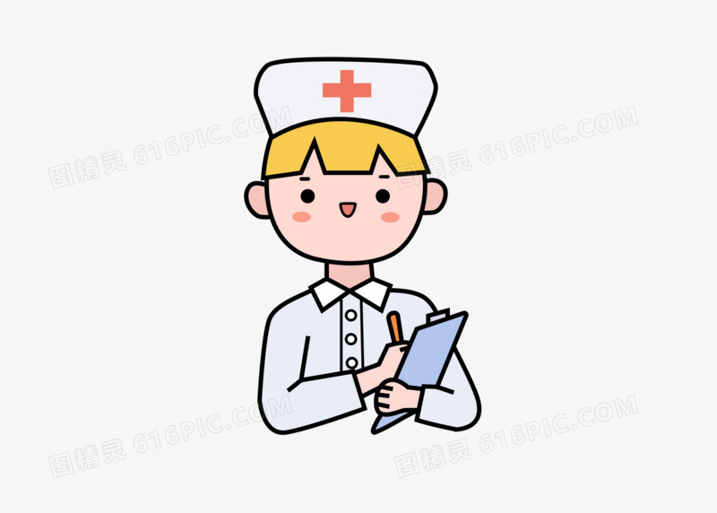 护士医生医药箱文件夹红十字制服医学医疗医药医院女性微笑护士护理 职业