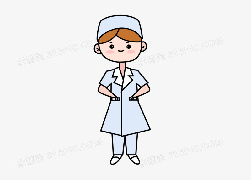 制服医学医生医疗医药医药箱医院女性护士护理文件夹红十字护士