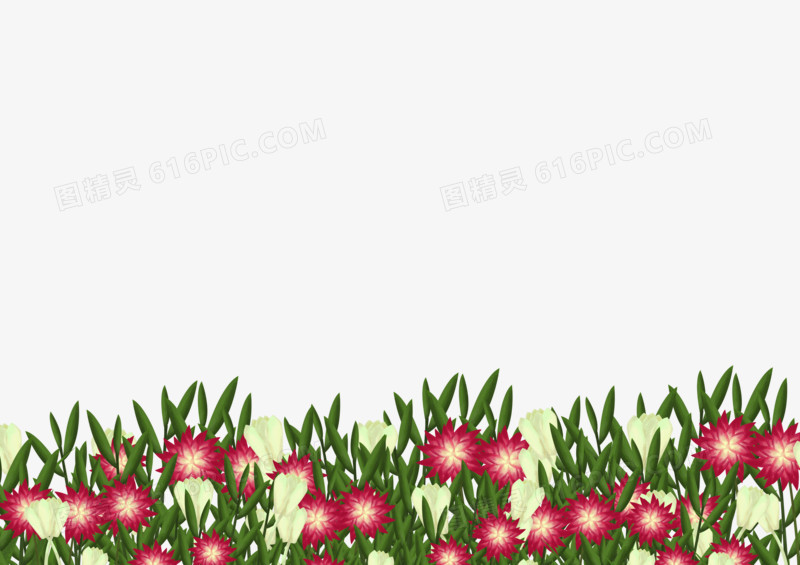 精美的花草背景