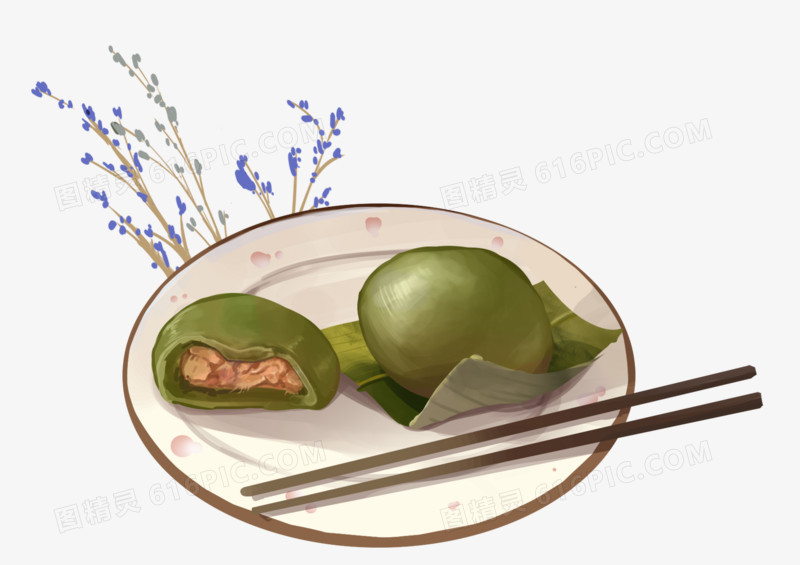 手绘卡通食物小元素