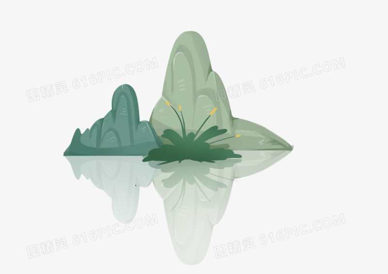 手绘卡通小清晰风景小元素
