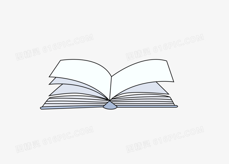 书籍世界读书日设计元素卡通手绘简洁ppt海报元素