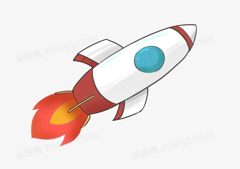可爱宇宙飞船矢量素材