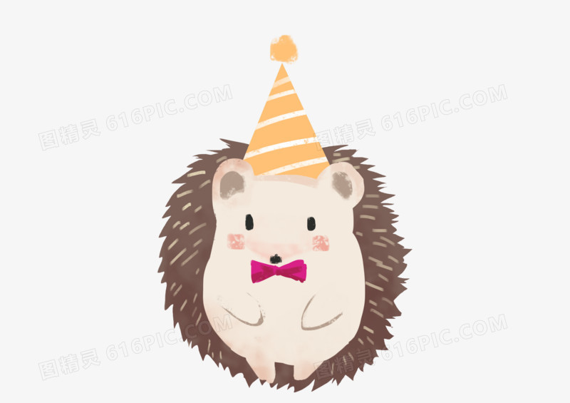 可爱马戏团小刺猬素材