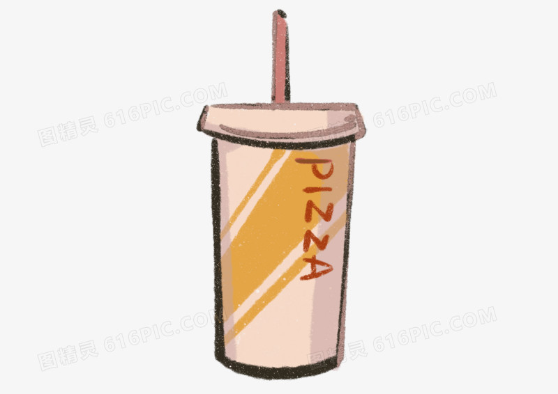 卡通简约饮品可乐