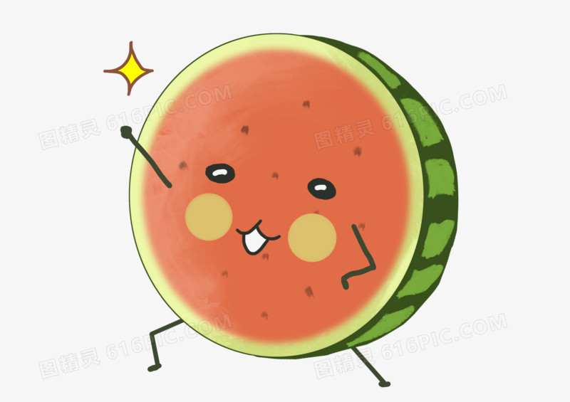 手绘卡通立夏免扣元素