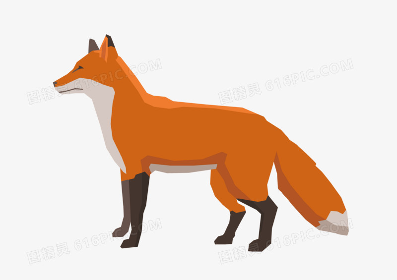 狐狸矢量插画素材
