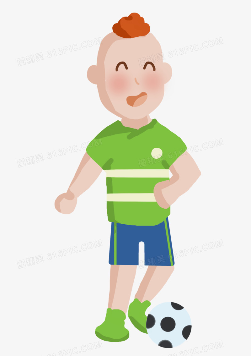 手绘校院运动会免扣元素
