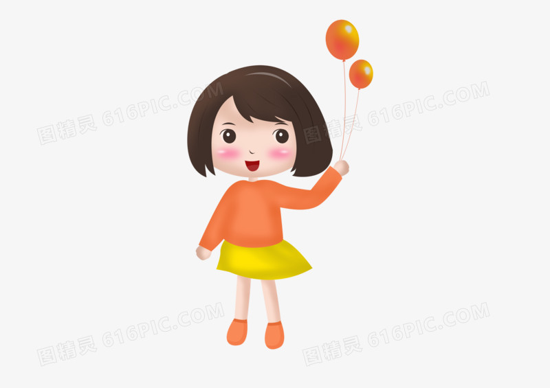 儿童节之小孩子玩气球