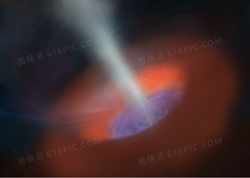 宇宙手绘探索星球科技航天航空黑洞