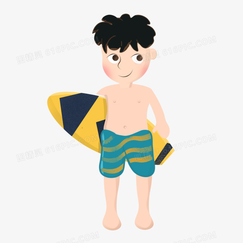 冲浪男孩免抠元素