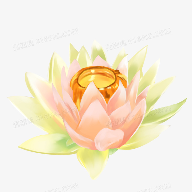 莲花灯彩色装饰文化