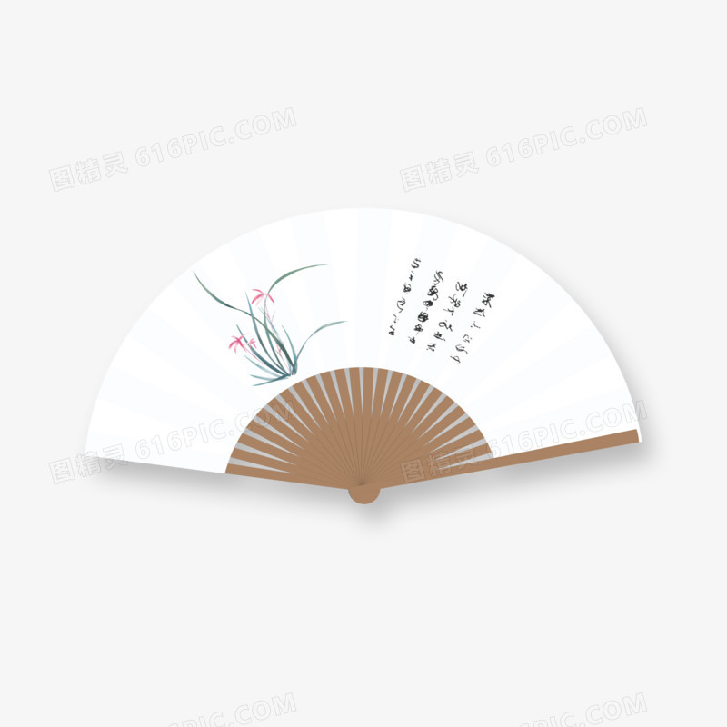 夏季纸折扇正面折扇