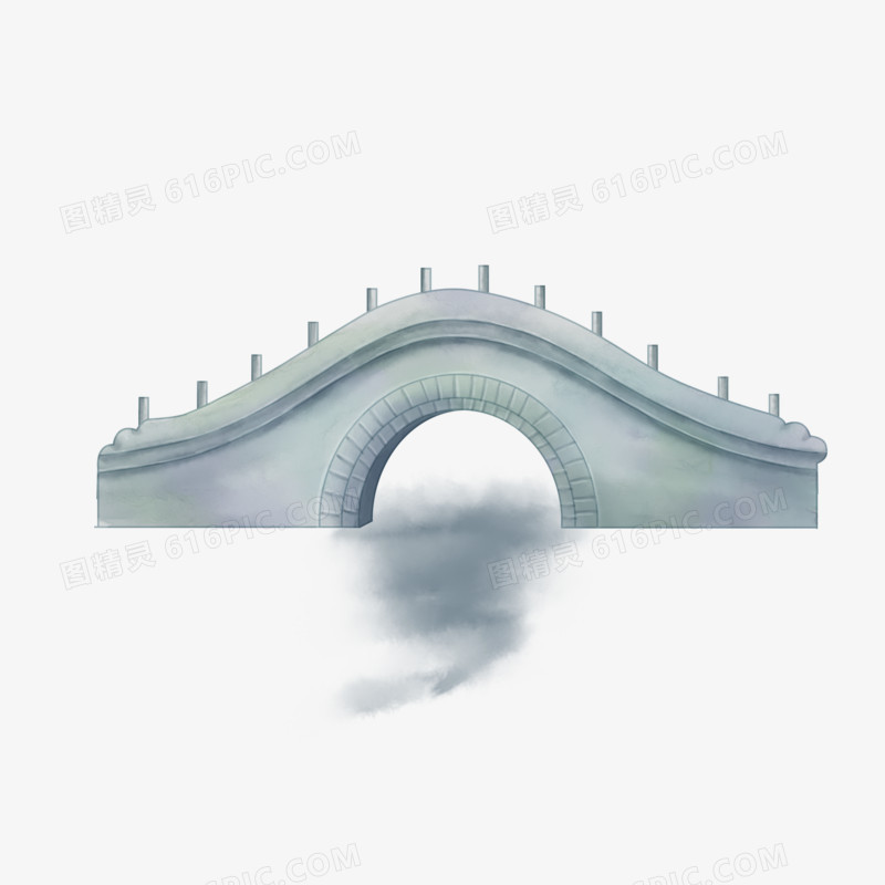 唯美中国风传统石拱桥