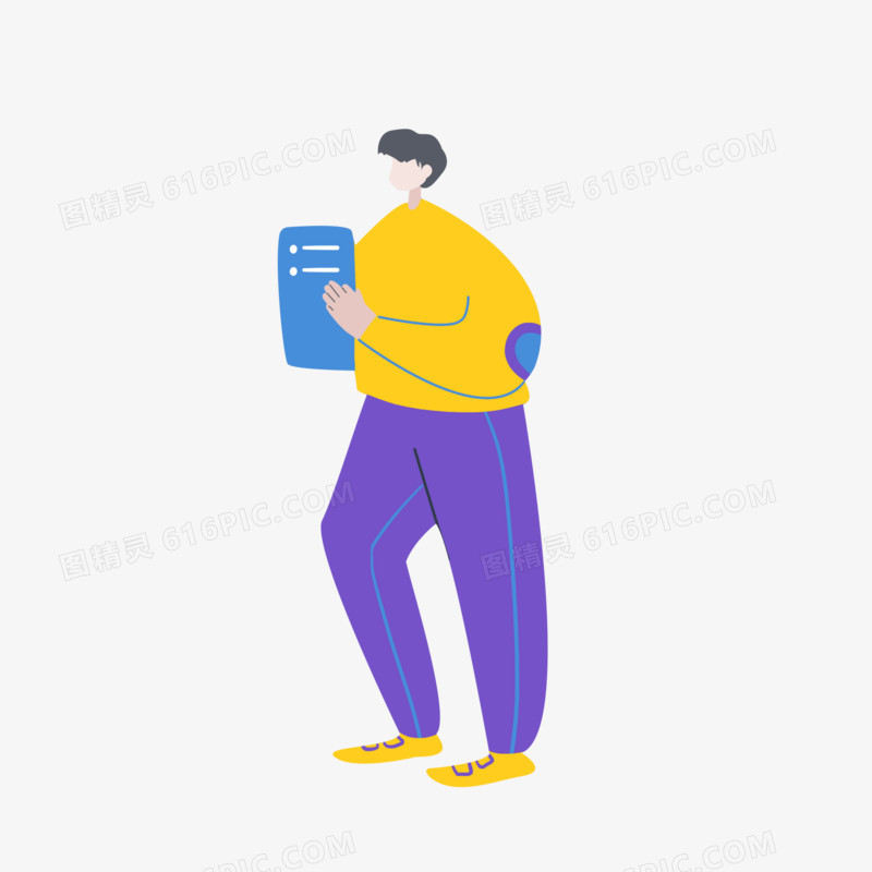 商务办公扁平人物素材