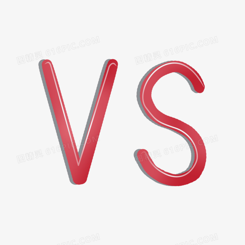 手绘卡通vs字母元素