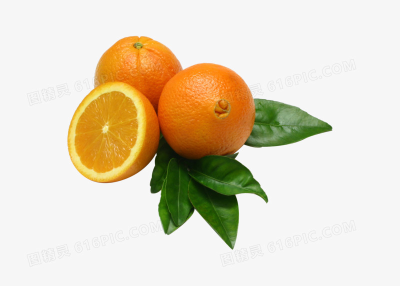 橙子实物高清免抠元素