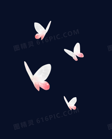 古典粉红蝴蝶图片素材