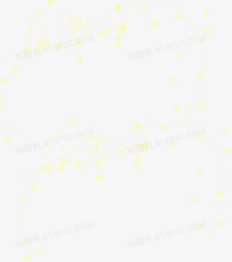 春天漂浮黄色星光