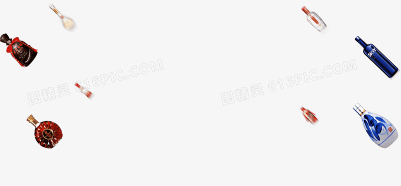 飞舞酒瓶元素