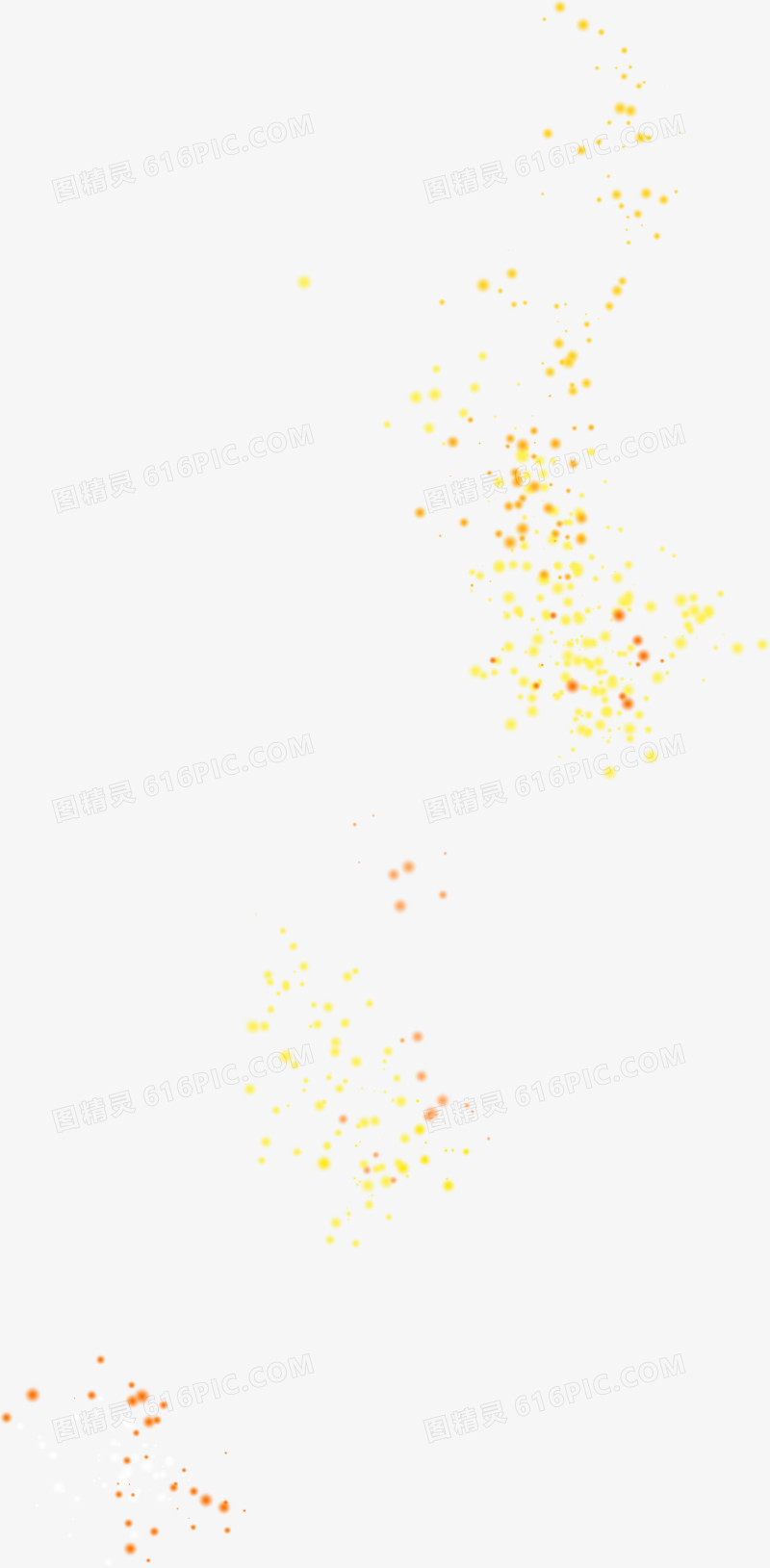 水彩合成效果飘落的花瓣