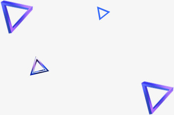 紫蓝三角形装饰