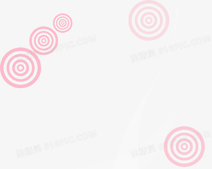 中国风粉色圆环背景