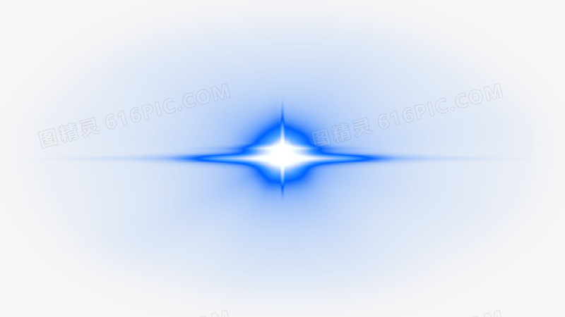 星光素材星光  蓝色科技光束