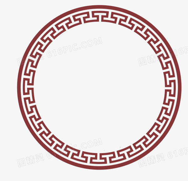 中国风古典圆边框
