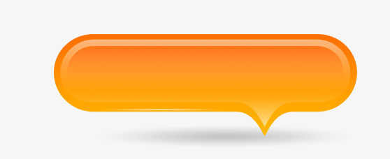 橙色立体质感对话框按钮