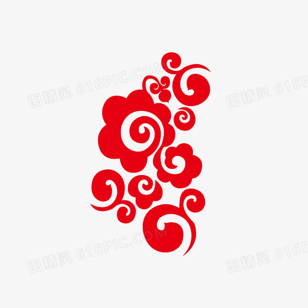 花纹底纹 红色 装饰 中国风
