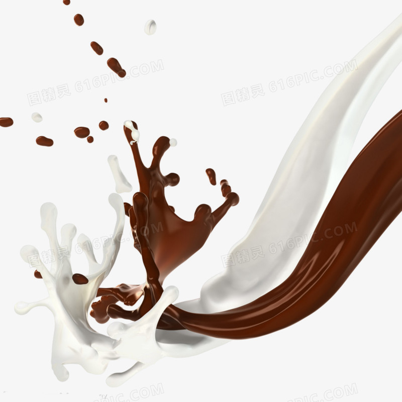 巧克力图案美食图片素材 巧克力 牛奶