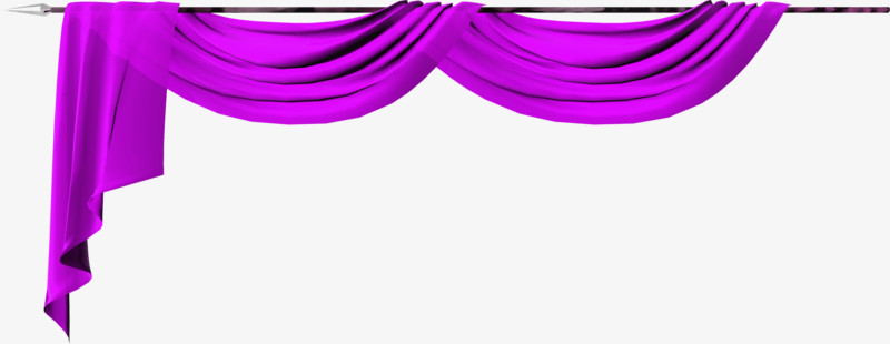 紫色褶皱丝带帷幕音乐会