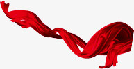 红色丝绸丝带618年中大促